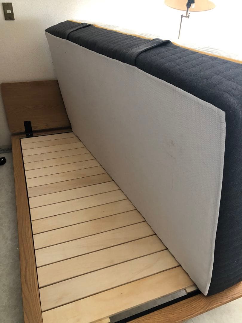 無印良品大人気すのこベッドフレーム！ヘッド付き＋マットレス定価198,000円