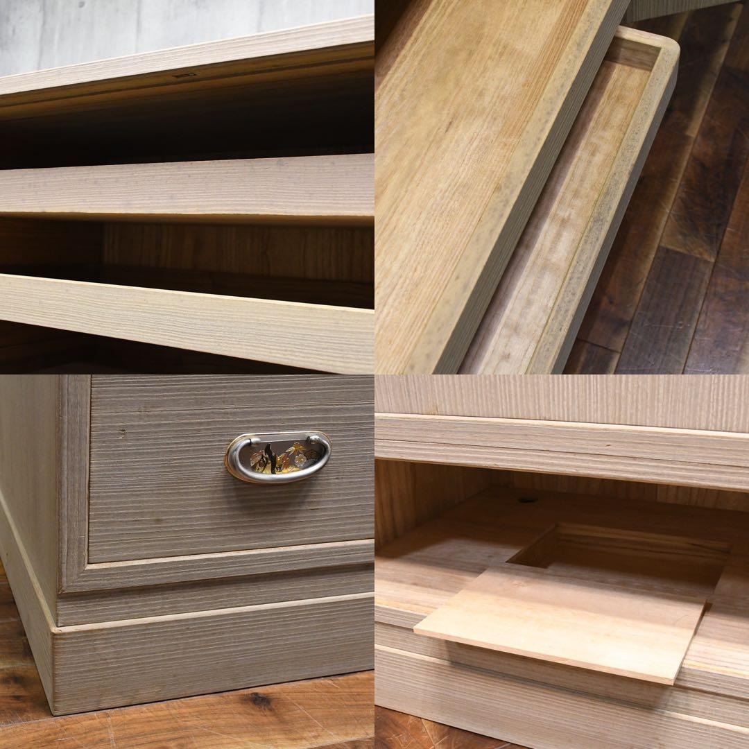 EAC73 最高級 加茂桐箪笥 伝統工芸士 頓所芳男 着物箪笥 和箪笥