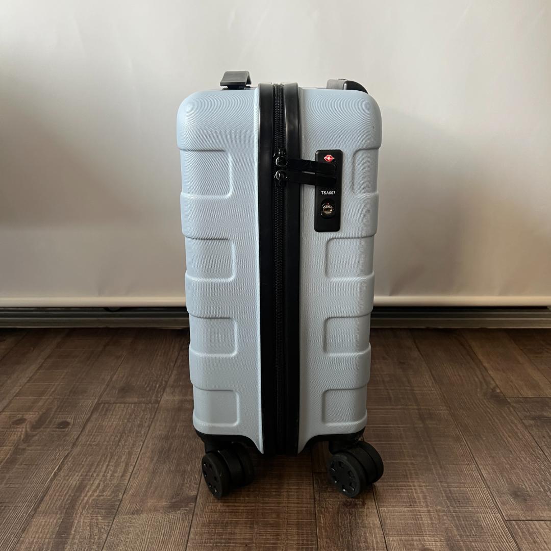 美品　無印　19リットル　キャリーケース　ライトブルー MUJI