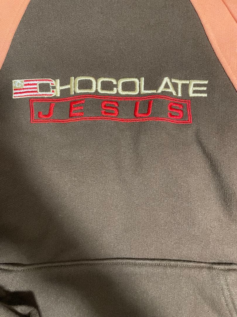 Chocolate Jesus M パーカー ブラウン ピンク