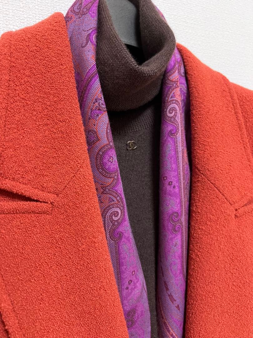 シャネル　カシミヤ　タートルネックセーター　Mサイズ