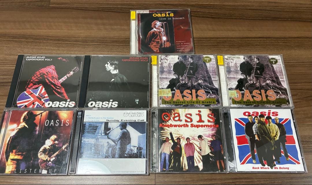 oasis Bootleg CDコレクション 9点セット