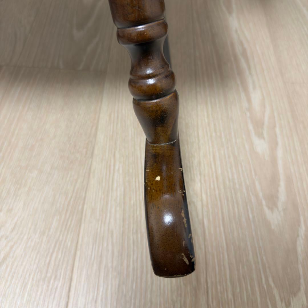 不二貿易 木製ロッキングチェア バリー 肘掛け付 彫刻 1脚