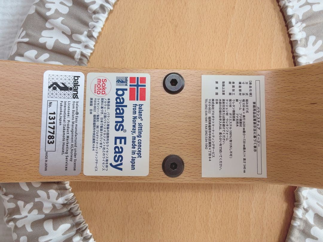 《カバー付き》balansEasy バランスイージー バランスチェア 姿勢矯正