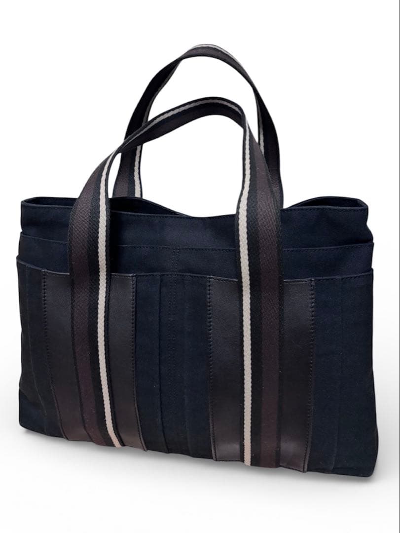 HERMES エルメス トロカホリゾンタルMM トートバッグ キャンバス bag