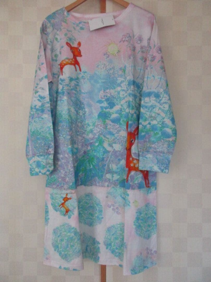 ツモリチサト　 ワコール　新品　バンビワンピース（M）　ルームウエア　綿100％