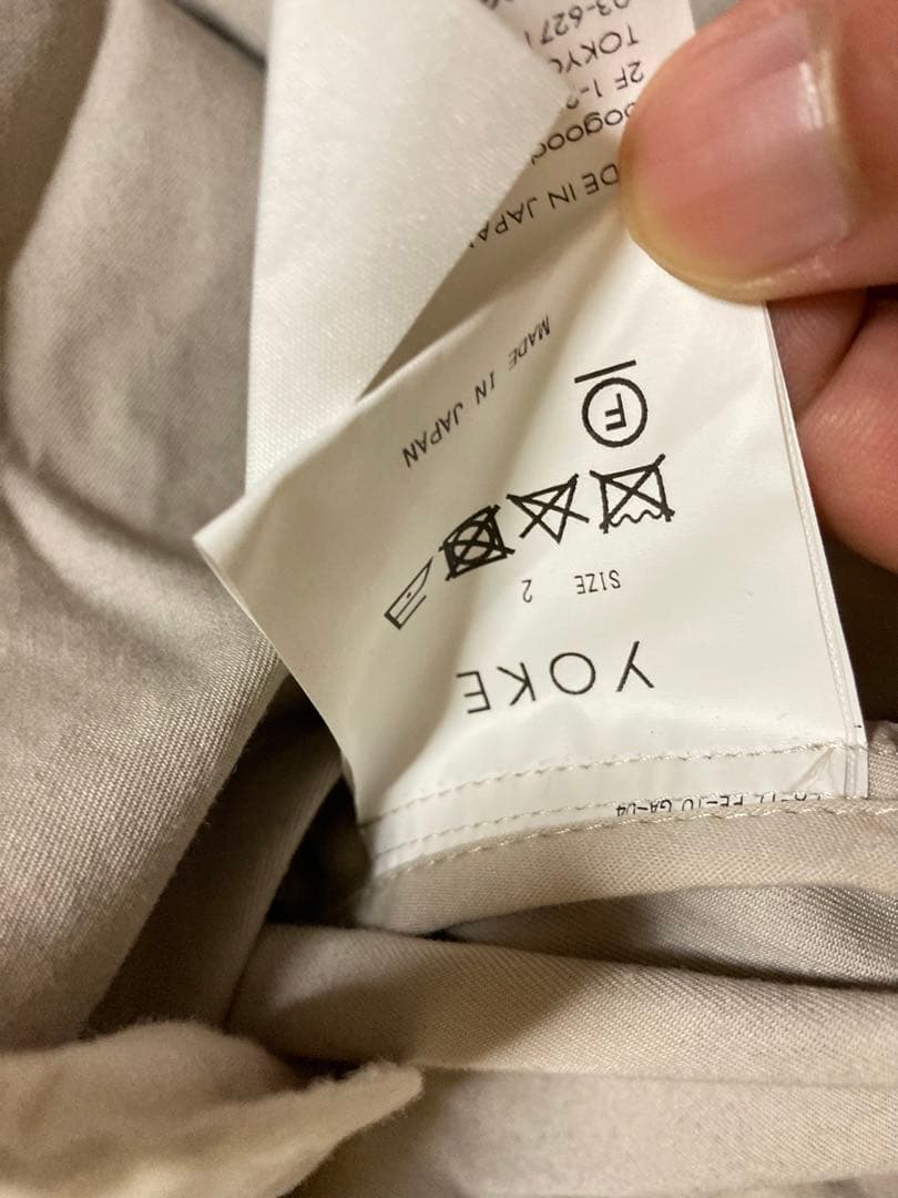 未使用品　ヨークSPRAY PRINTED TRENCH SP