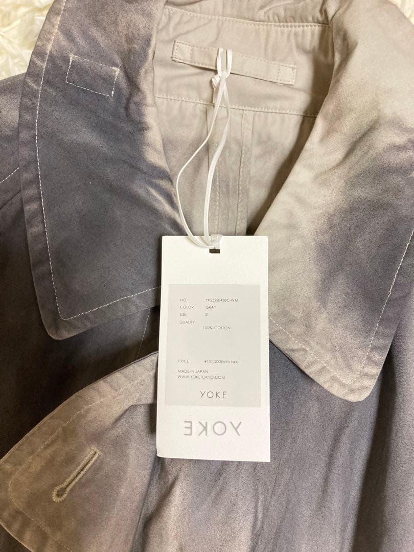 未使用品　ヨークSPRAY PRINTED TRENCH SP