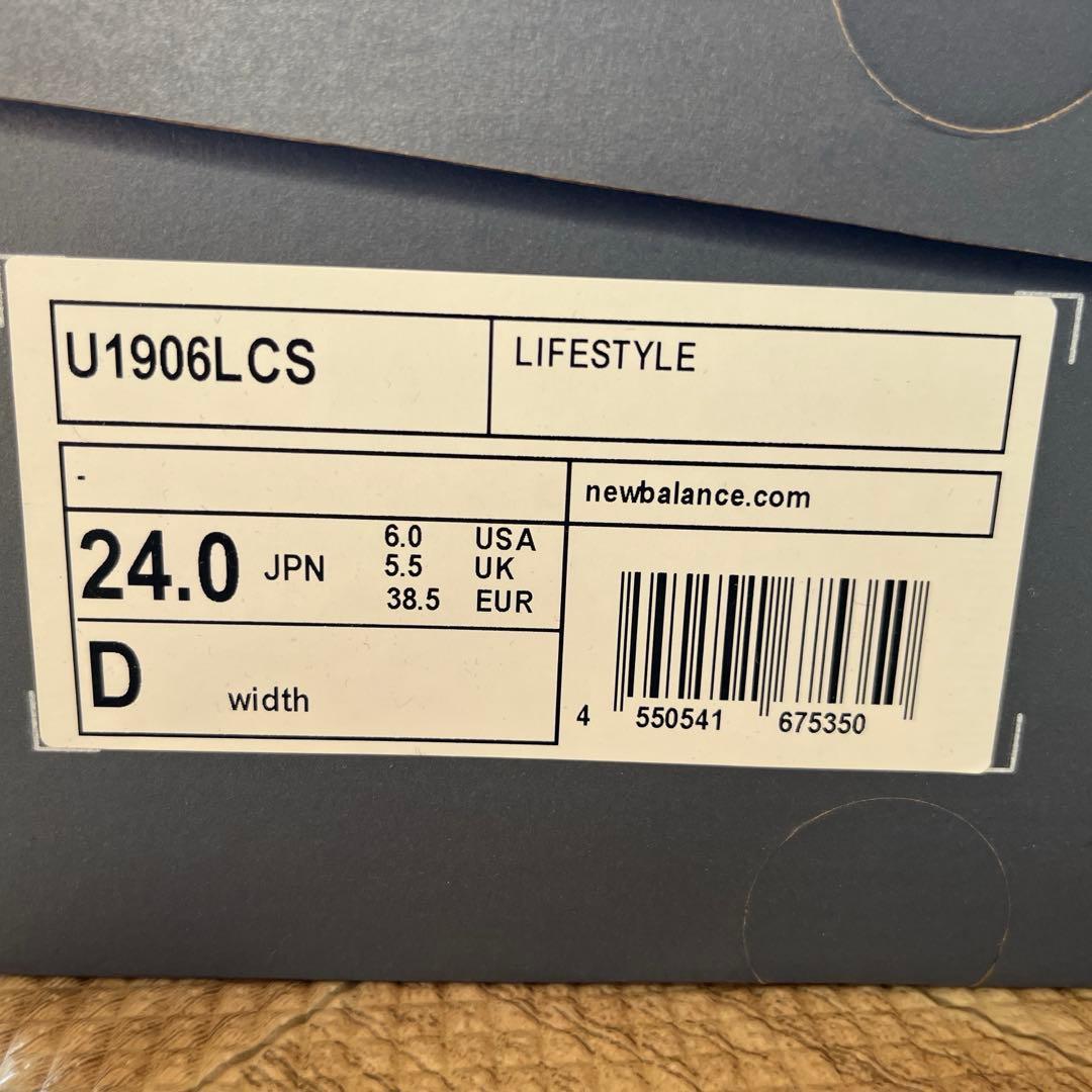 新品未使用　New Balance U1906LCS RED 24㎝
