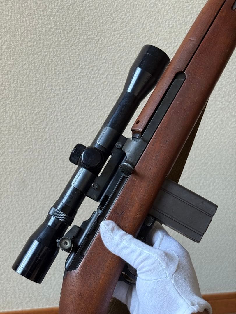 スコープ付き MGC M1カービン リアルウッド スリング オイラー モデルガン