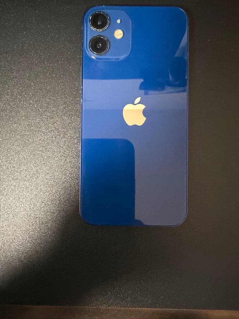 nonmgiPhone 12 mini ブルー／イヤホン変換アダプター付き