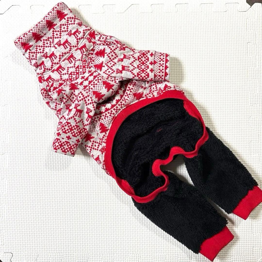 犬服　イタグレ服　ボアトップス