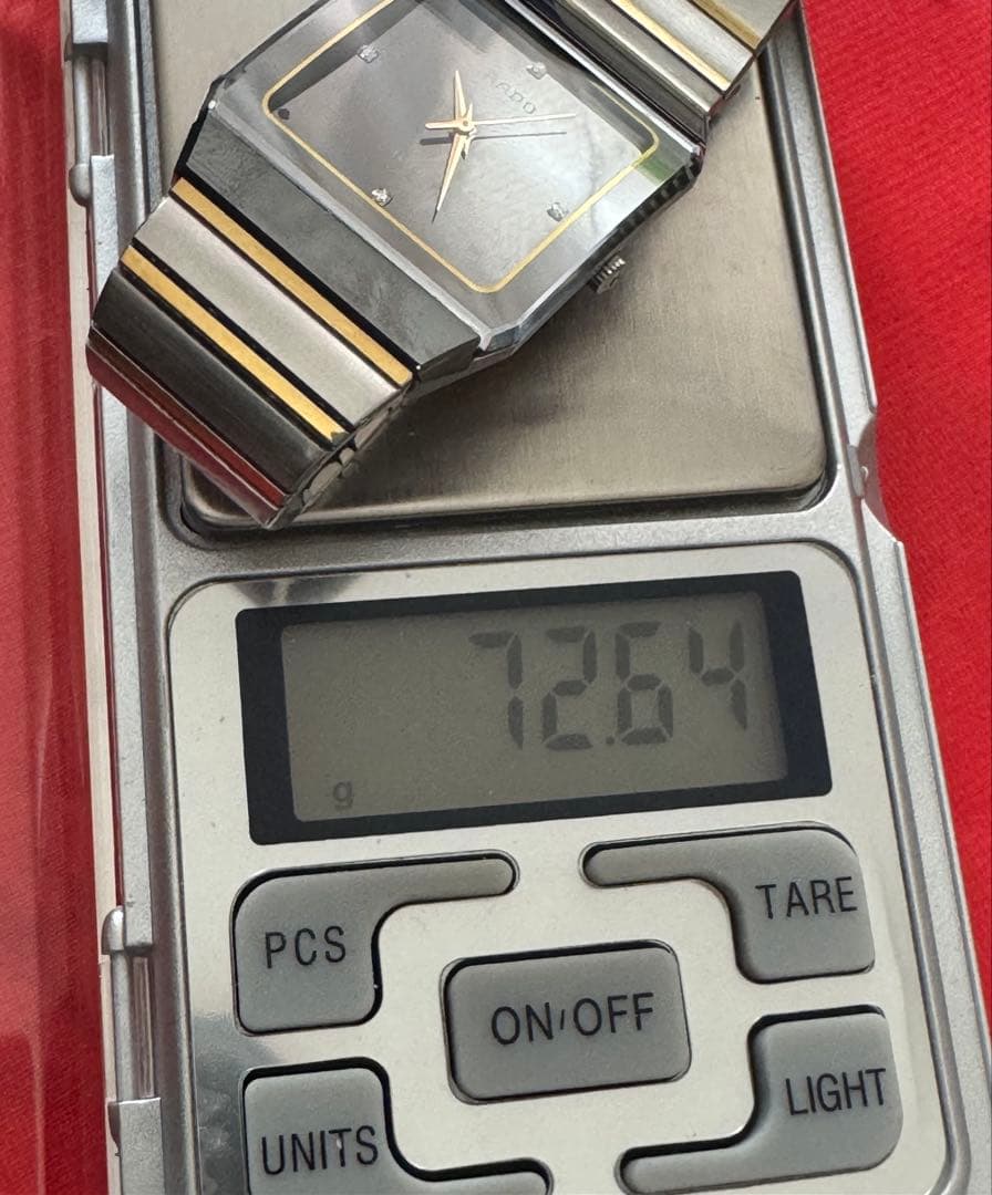 ラドー ジュビリー 4Pダイヤ メンズ クォーツ ダイヤスター　ジャンク