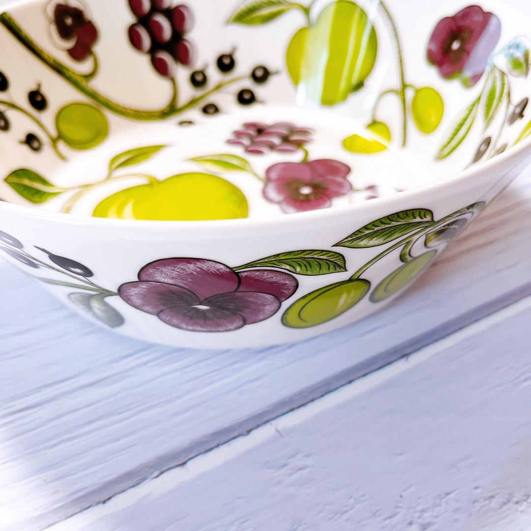 ♡アラビア　パラティッシ　ボウル　23cm 北欧　食器　パープル　新品　未使用