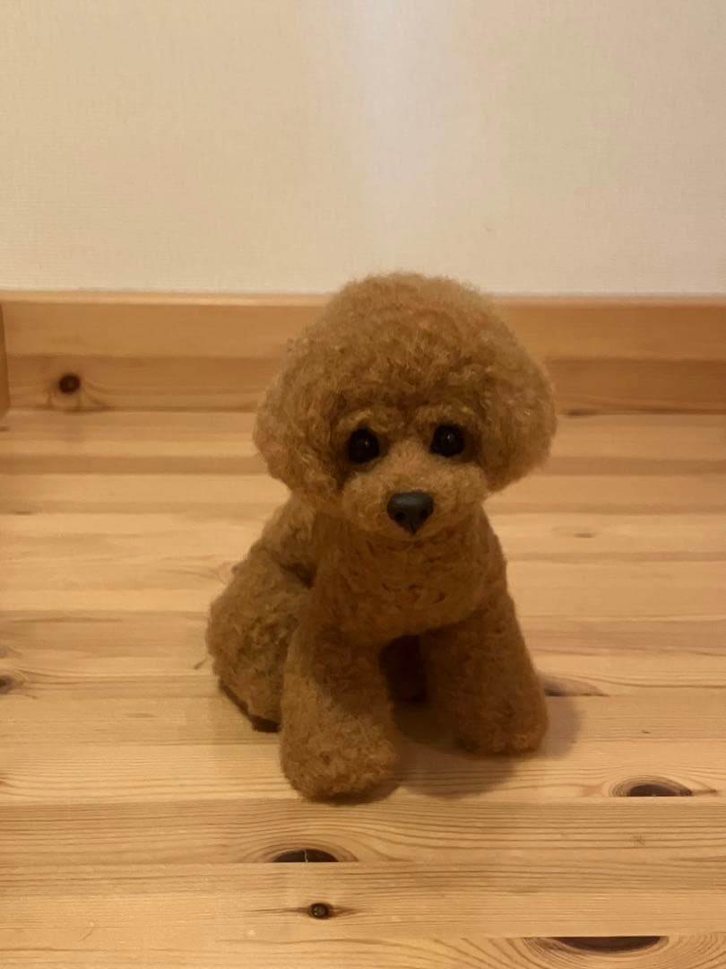 羊毛フェルト　トイプードル