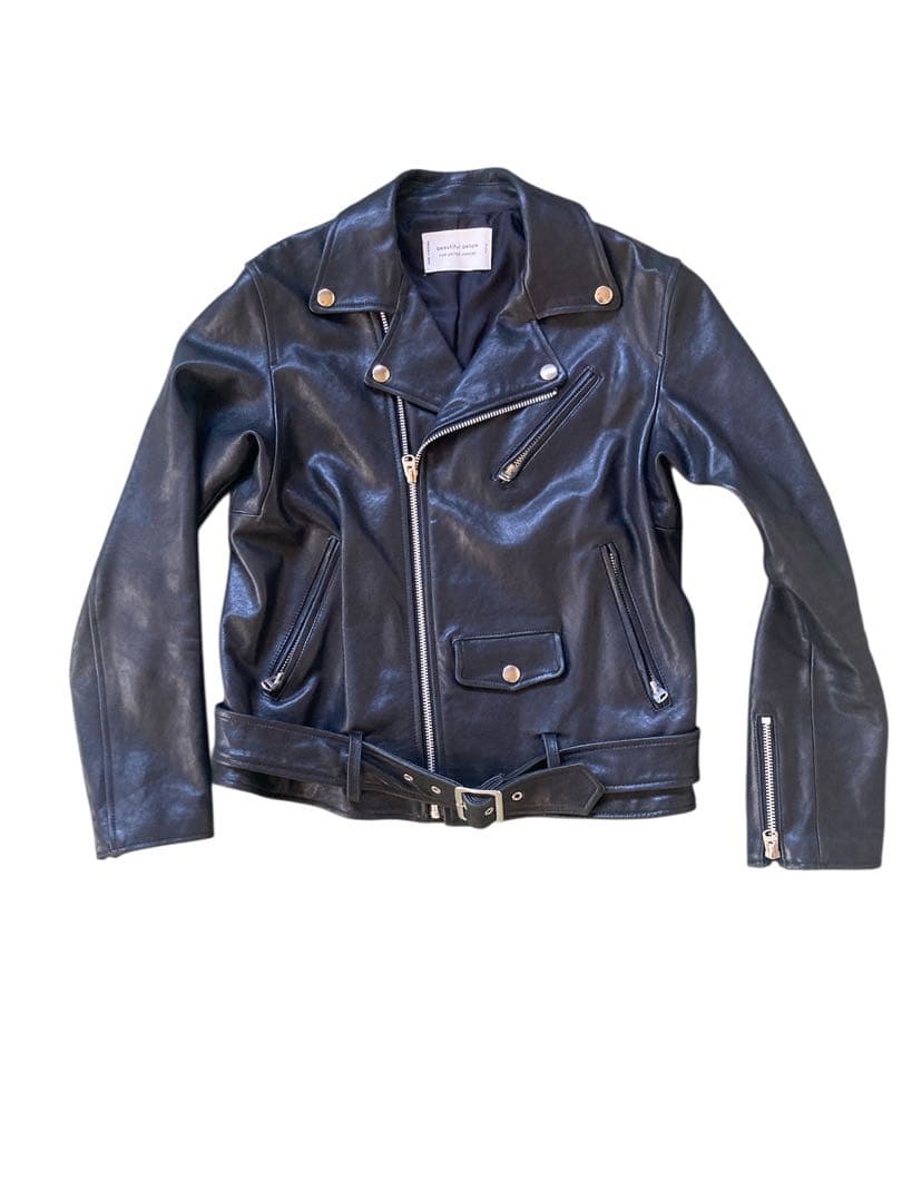 beautiful people ライダースジャケット　160