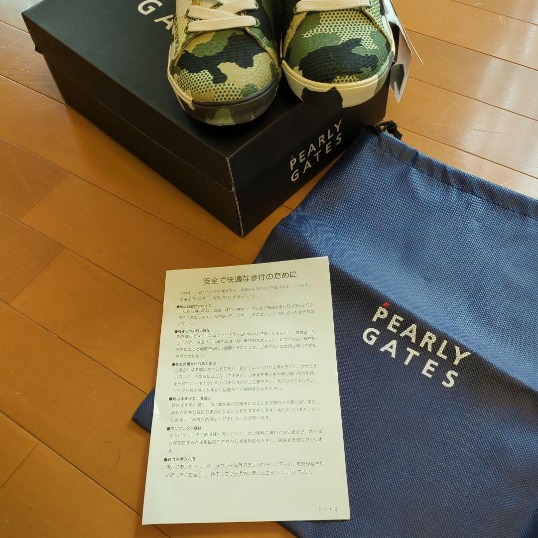 お得⭐︎新品半額以下[23.0cm]PEARLY GATES 迷彩柄（ゴルフ靴）