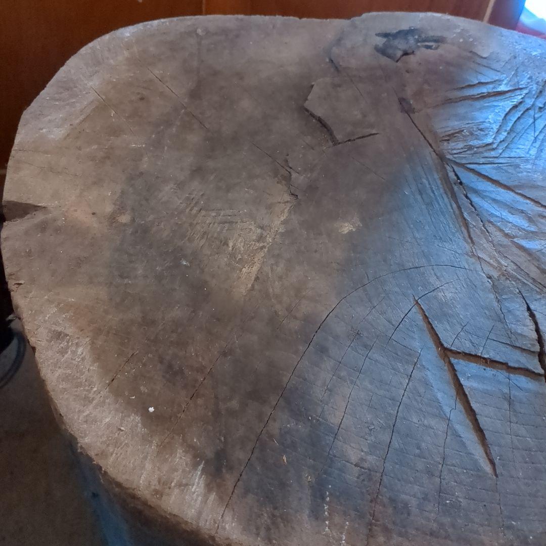 アンティーク　臼　木製　ガーデニング　インテリア　レトロ　工芸　民芸