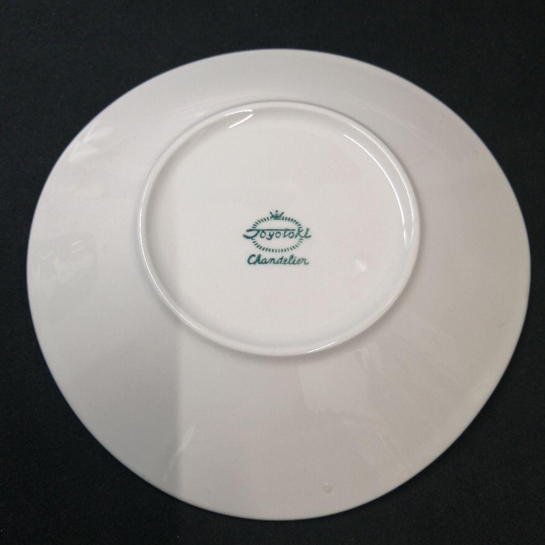 東洋陶器　Toyotoki chandelier ケーキ皿　6枚セット昭和レトロ