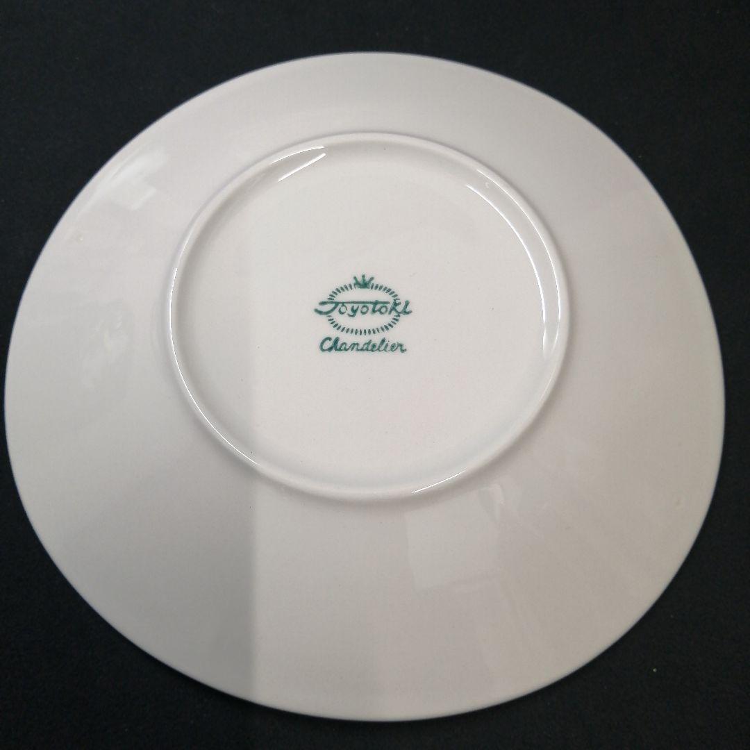東洋陶器　Toyotoki chandelier ケーキ皿　6枚セット昭和レトロ