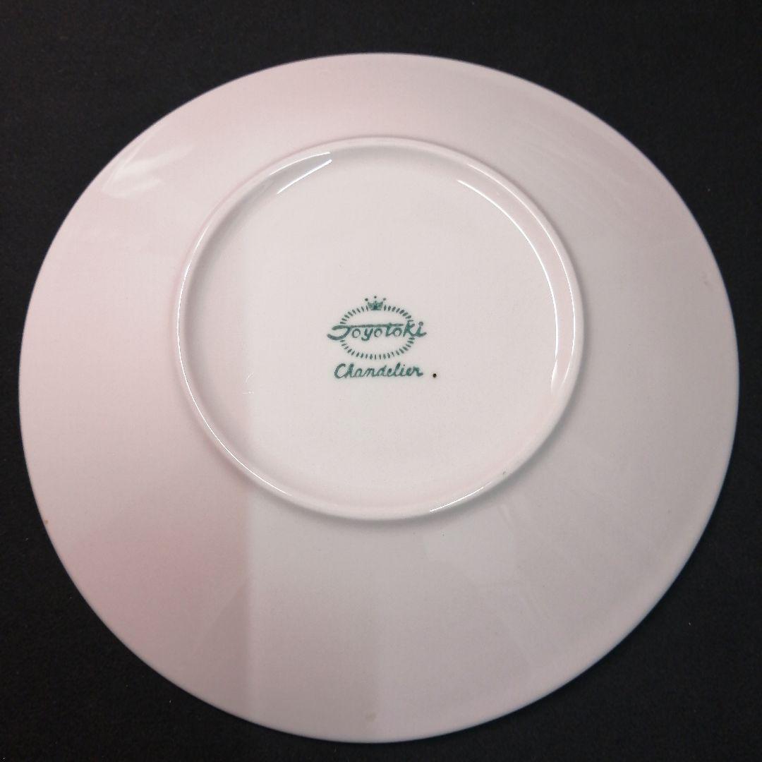 東洋陶器　Toyotoki chandelier ケーキ皿　6枚セット昭和レトロ
