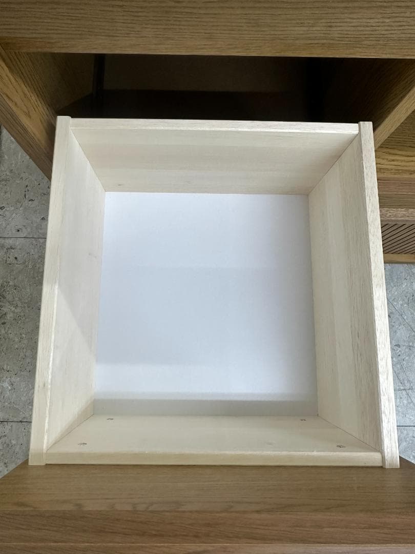 unico ウニコ DIFE キッチンカウンター レンジ台 W800 ブラウン