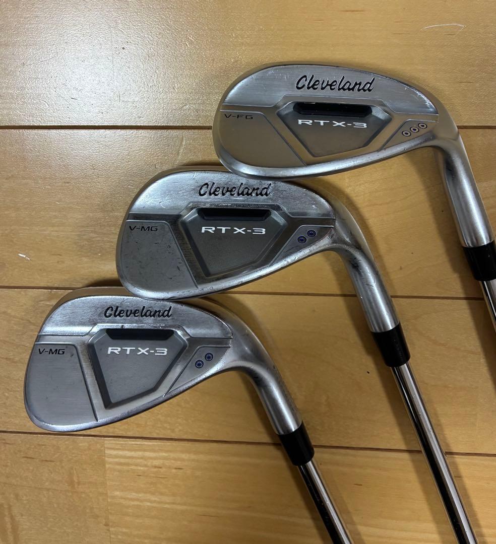 クリーブランド RTX3 キャビティ 48° 52° 58° 3本セット
