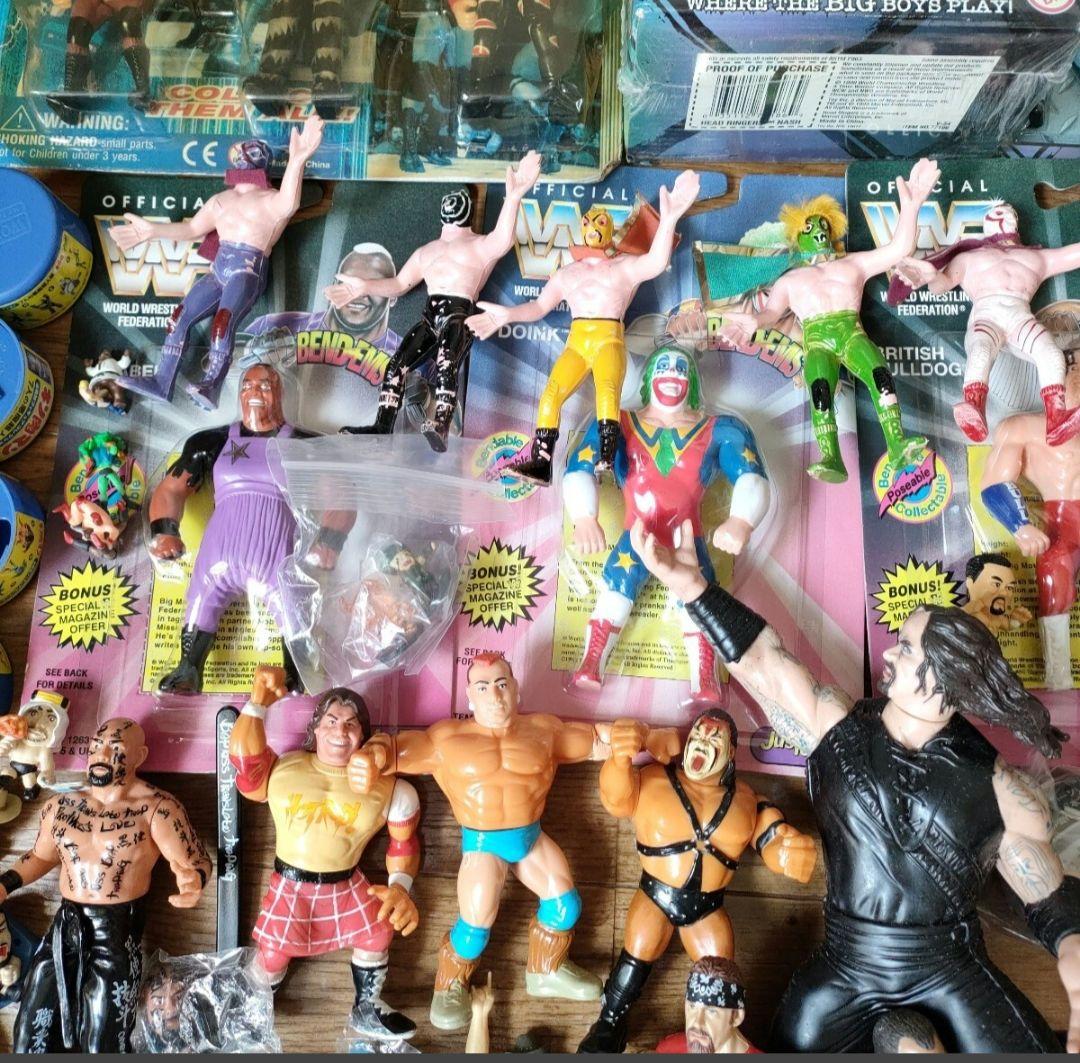 プロレスフィギュアまとめ売り　wwe 全日本新日本プロレスハズブロマテル