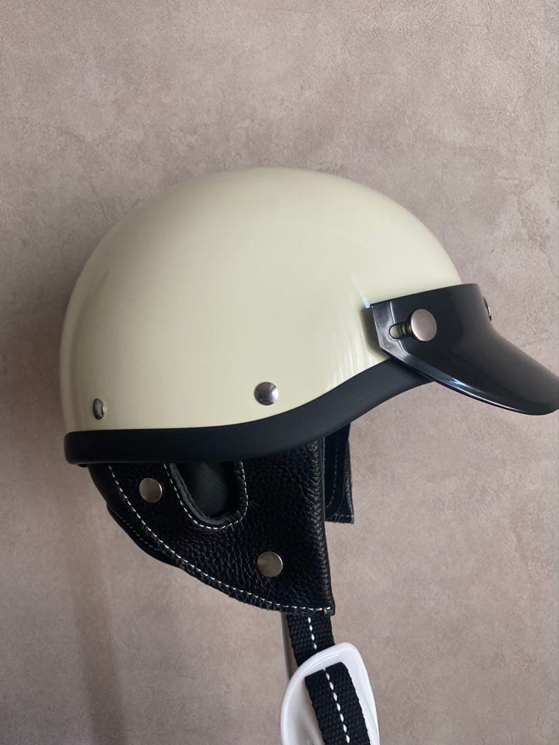 ショーティー　アイボリー　Lサイズ　ハーフヘルメット　BELL TT&CO