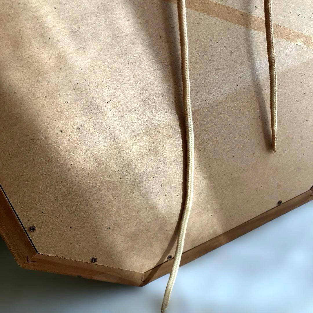 八角形 壁掛けミラー 装飾フレーム アンティーク調 ヴィンテージ