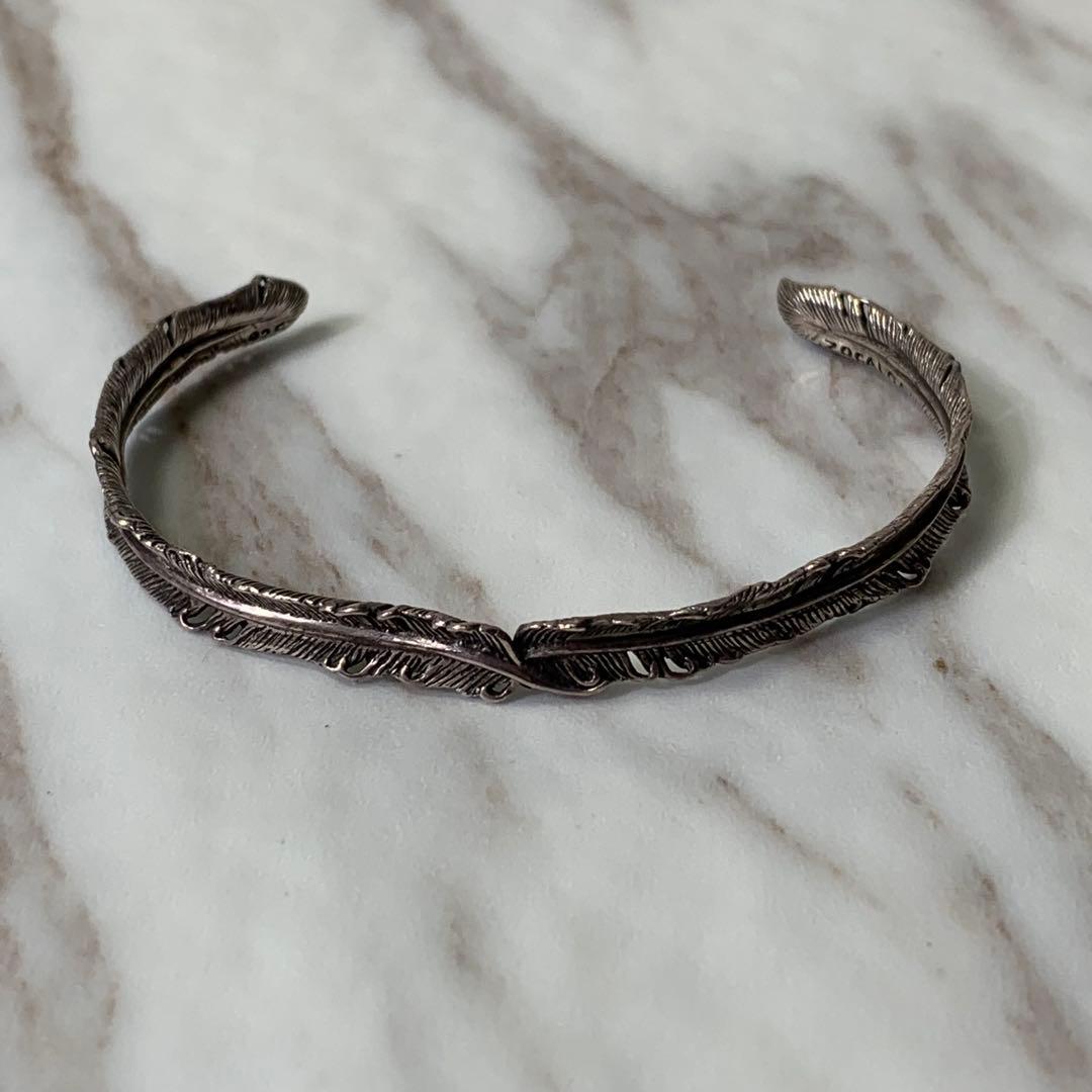 アクセサリー ZOCALO Phoenix Feather Bangle silver925