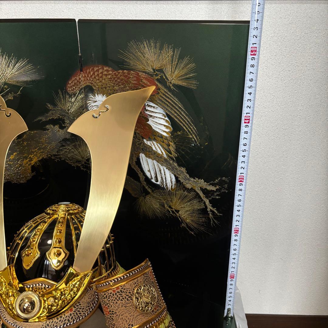 11⭐︎豪華な五月人形 武士の兜セット 豊臣秀吉 会津塗 兜飾り 貴翔作