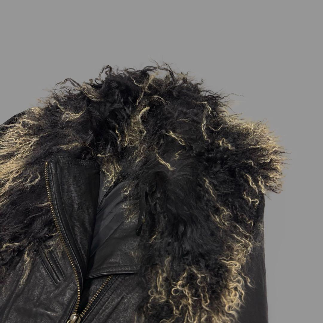 ジャケット・アウター Rare 00s Japanese Label Tibetan Lamb Fur