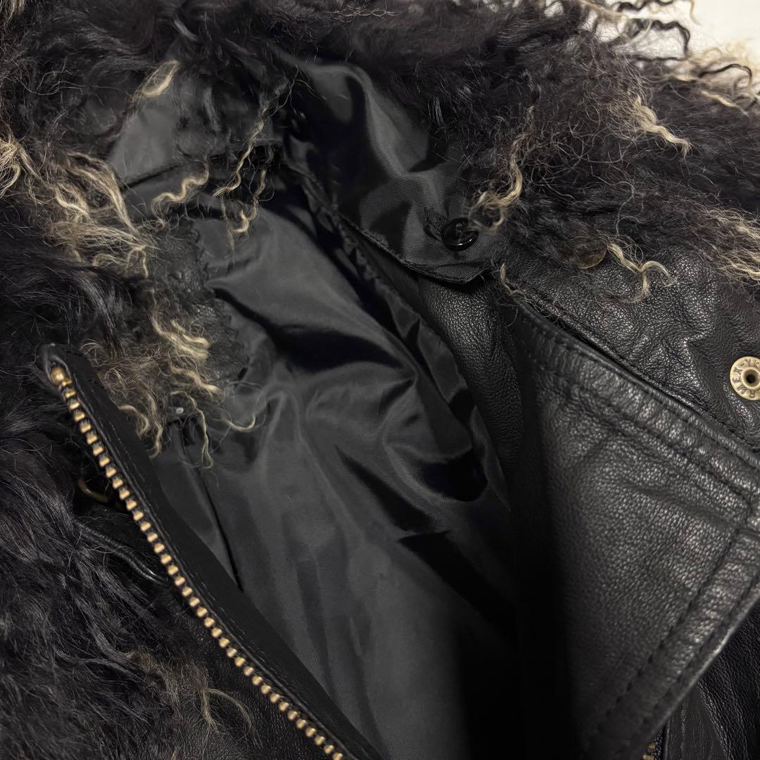 ジャケット・アウター Rare 00s Japanese Label Tibetan Lamb Fur