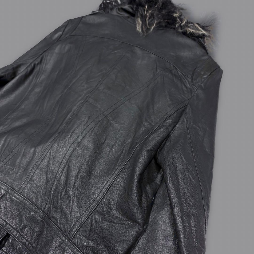 ジャケット・アウター Rare 00s Japanese Label Tibetan Lamb Fur