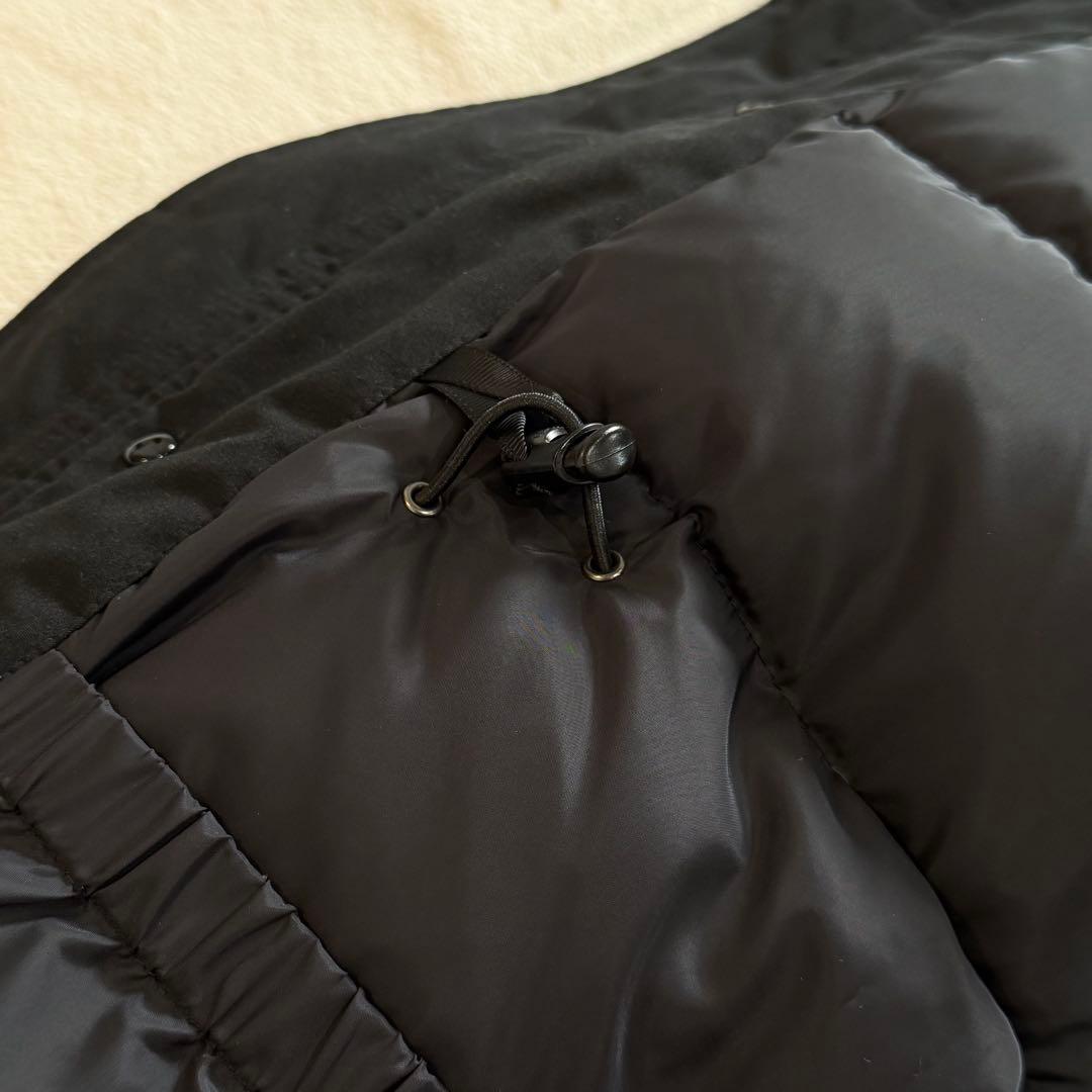 DANTON ダウンジャケット　タッサー　ラクーンファー　大きいサイズ　XL