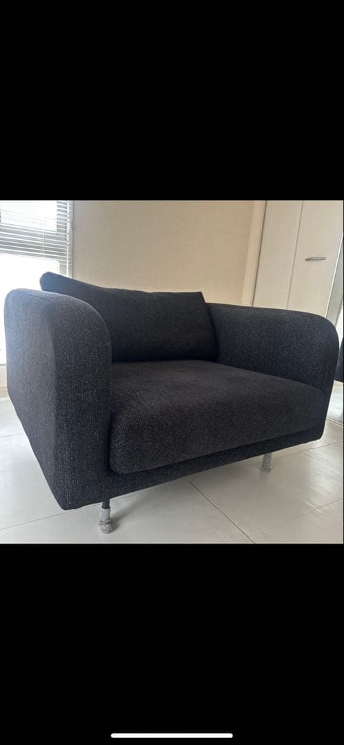 mons sofa 1seater ブラック