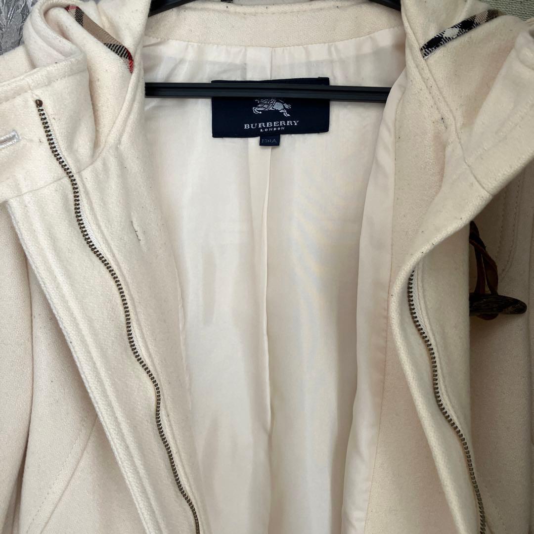BURBERRY 150 アイボリーカシミヤウールコート