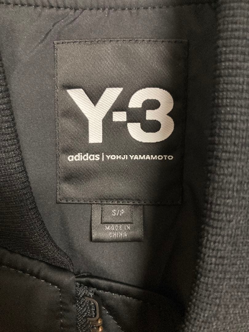 Y-3ボンバージャケットXS 爆速黒鴉 中綿 刺繍