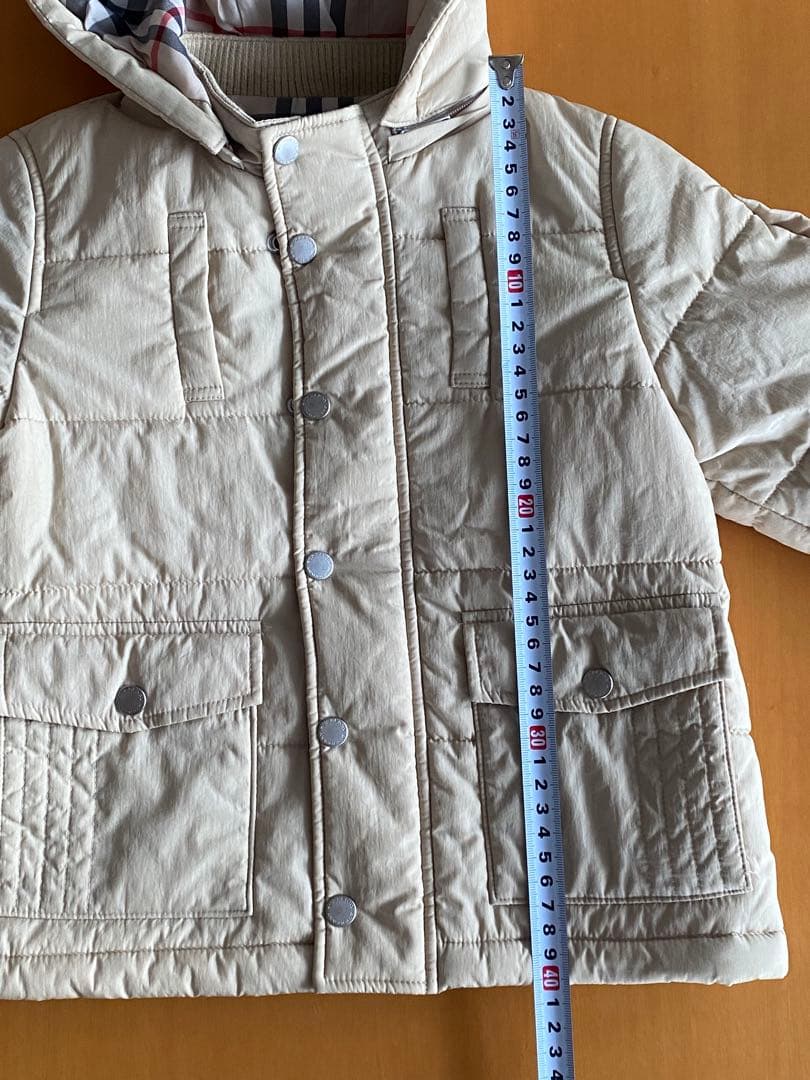 日本製BURBERRY フード付アウター 90cm バーバリージャケット