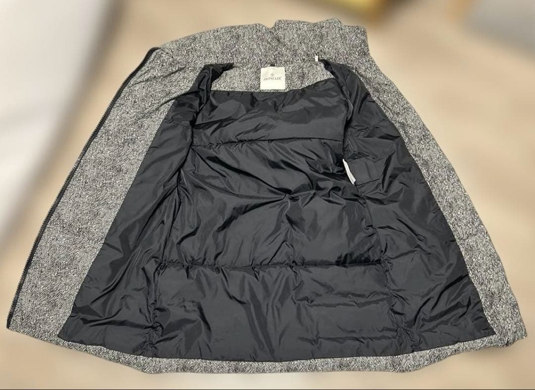 MONCLER ジェルボワーズ ダウンコート ツイード柄　サイズ1 稀少