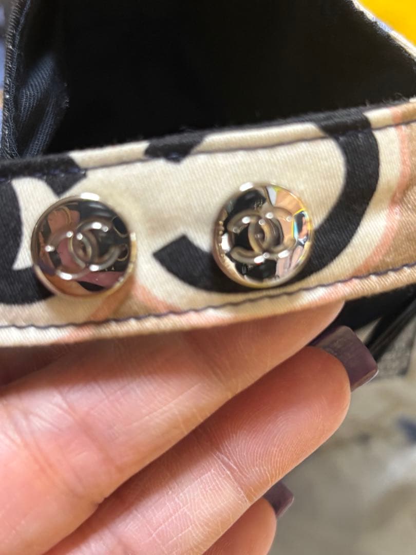 CHANEL ロゴプリント レア キャップ