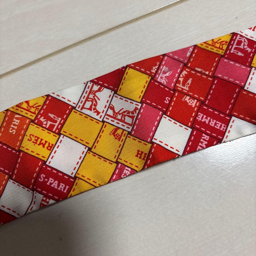 HERMES エルメス ツイリー ボルデュック リボン柄 確実正規品 スカーフ