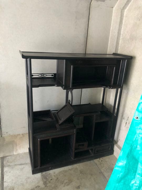 黒檀棚  処分価格‼️値下げ‼️