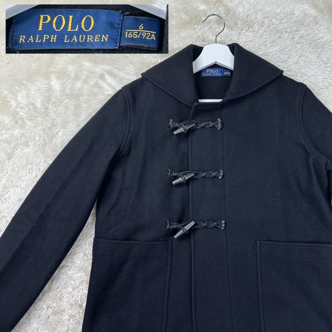 Polo Ralph Lauren ダッフルコート ショート丈 トグル ブラック
