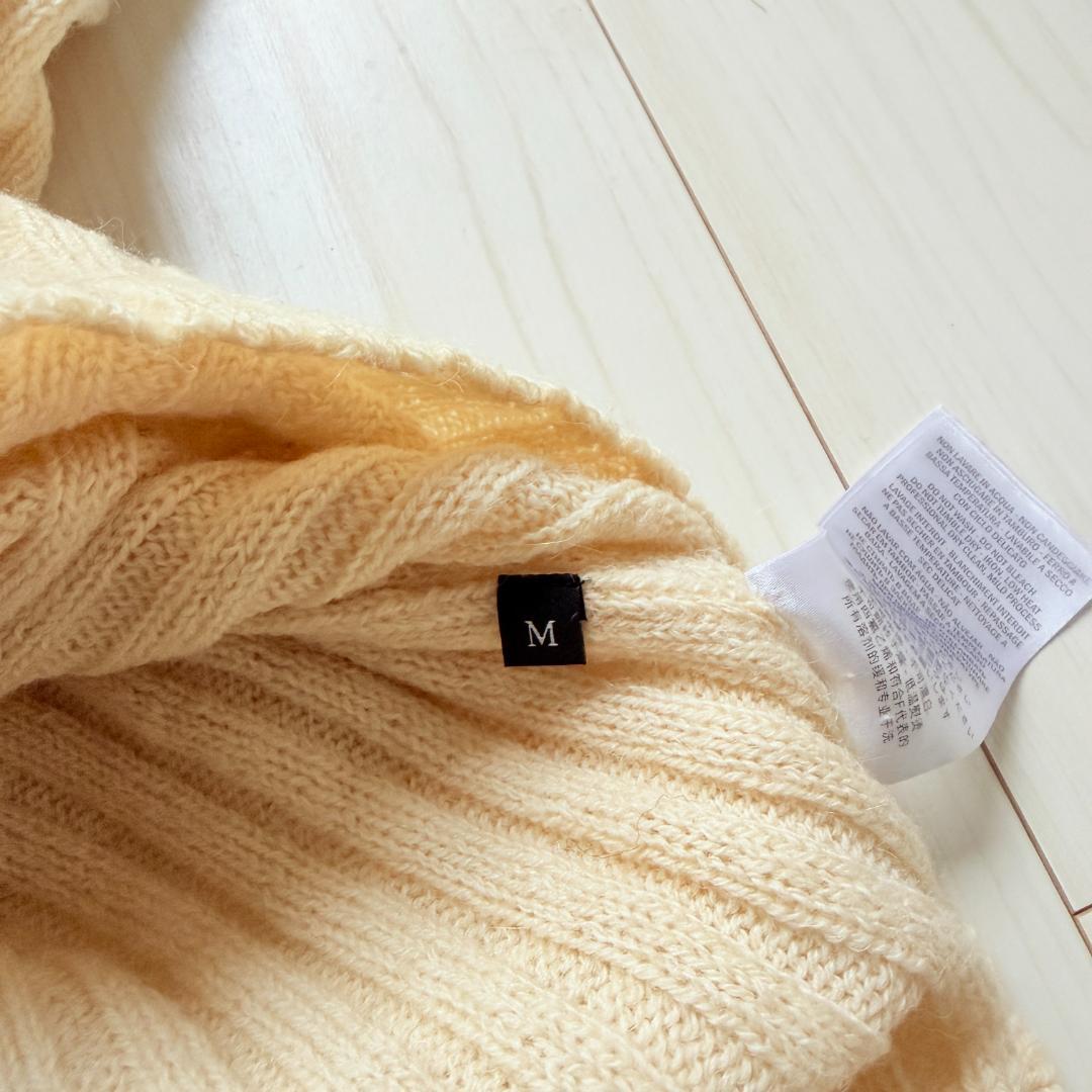 美品・希少✨グッチ　GGロゴ　アルパカニット　タートルネック　リブニット　M