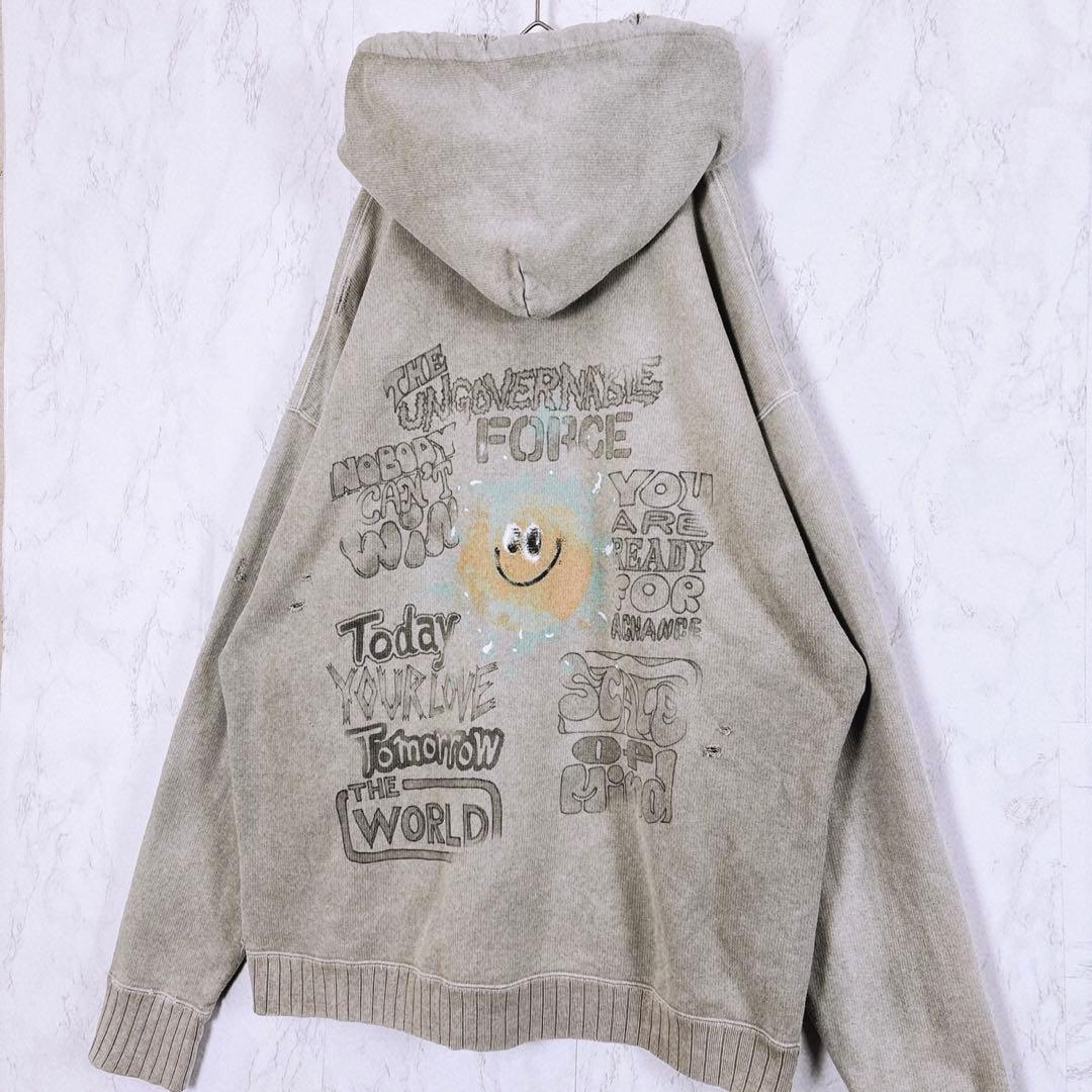 ✨極美品✨ MAISON MIHARAYASUHIRO ヴィンテージ加工パーカー