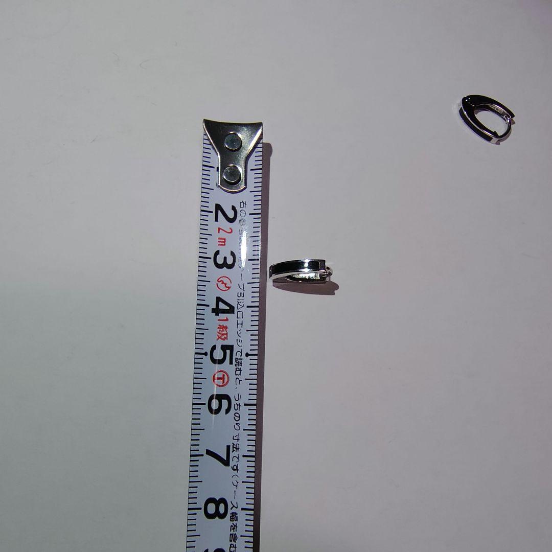 ⭕*K様 埋め込みオニキス 中折れ フープ ピアス14KWG