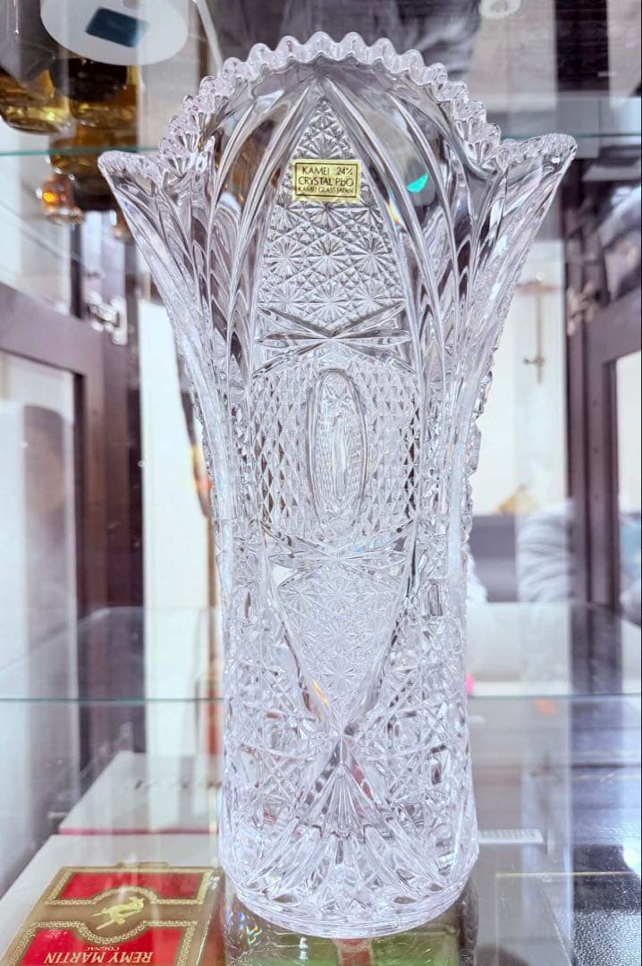 KAMEI クリスタル 24%花瓶 Japan.