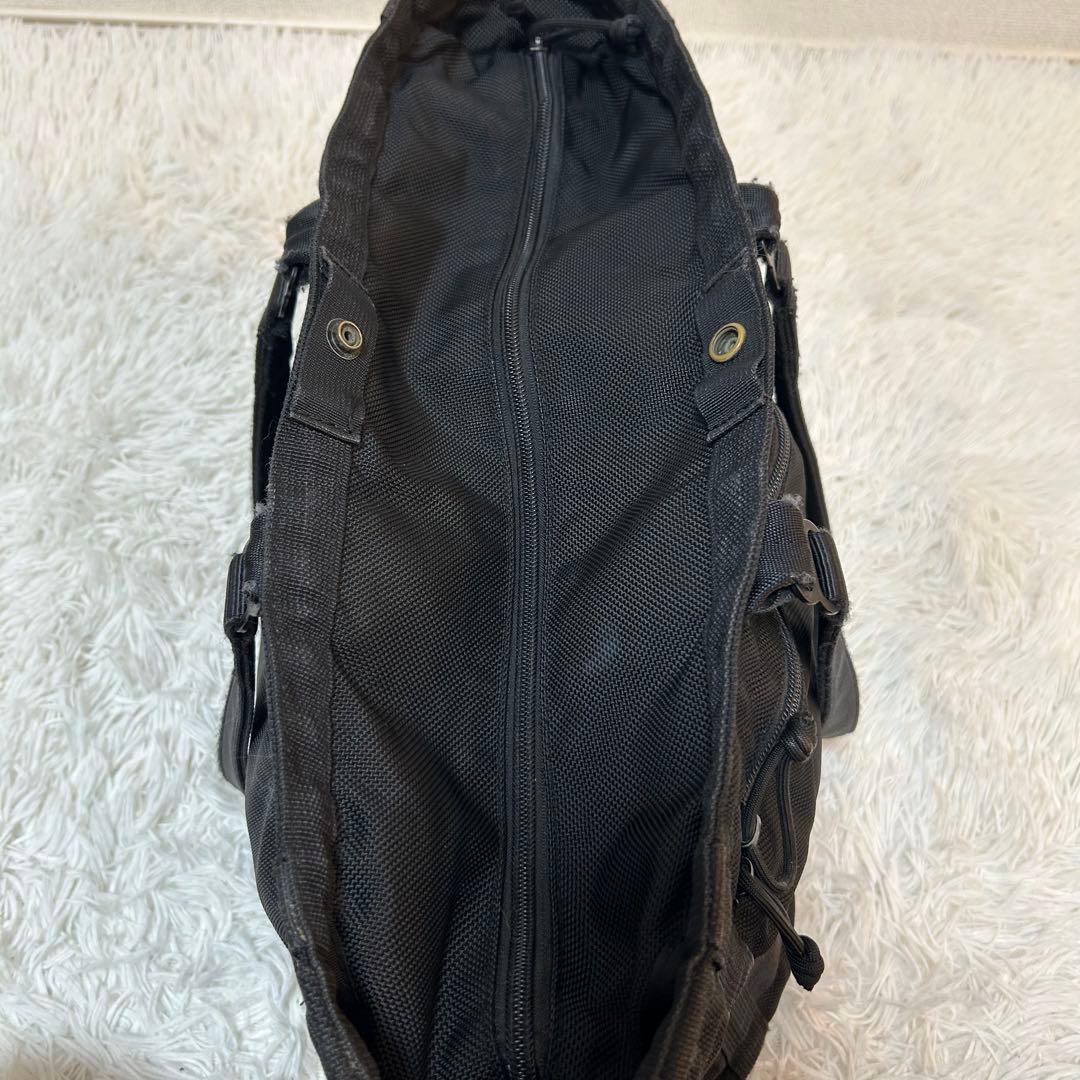 【人気✨A4可/大容量】ブリーフィング　トートバッグ　肩がけ可　ブラック　良品